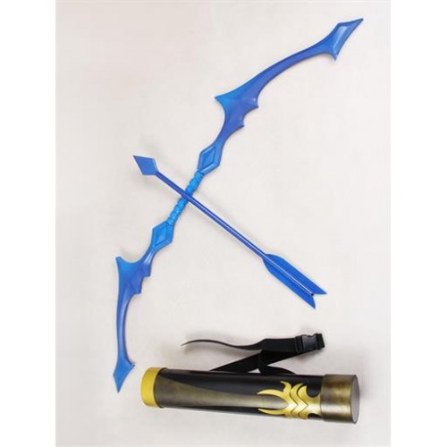 League of Legends Ashe Bow, Arrow and Arrow Holder Cosplay Prop