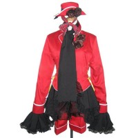 Black Butler Ciel Red Cosplay Costume