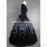 Civil War Black Gothic Lolita Tiered Dress