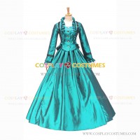 Victorian Style Southern Belle Gothic Lolita Green Ball Gown Dress