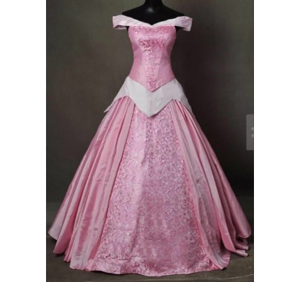 Sleeping Beauty Princess Aurora Dress Cosplay Costume Version 3