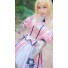 Fate Stay Night Saber Lily Pink Dress Cosplay Costume