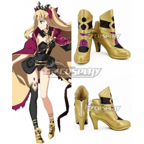 Fate Grand Order Lancer Ereshkigal Sprite1 Golden Cosplay Shoes