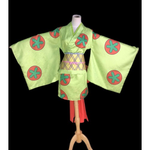 One Piece Wano Country Arc Kyarotto Kimono Cosplay Costume