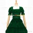 Reenactment Civil War Lace Lolita Recoco Layered Green Ball Gown Dress