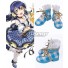 Love Live! Umi Sonoda Eli Ayase Nozomi Tojo Blue White Cosplay Shoes