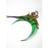 59" World of Warcraft Scythe of Elune Lunarcall Green Cosplay Prop