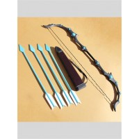 League of Legends Ashe Bow, Arrow and Arrow Holder Cosplay Prop