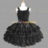 Fairytale Princess Tiered Dress Black Sweet Lolita Dress