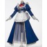 Fate Grand Order Arturia Pendragon Lancer Blue Dress Cosplay Costume