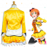 Love Live The School Idol Movie Sunny Day Song Rin Hoshizora Cosplay Costume