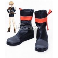 Touken Ranbu Hakata Toushirou Black Cosplay Shoes Boots