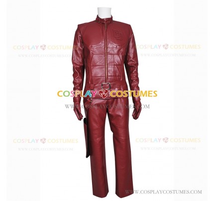 Daredevil Cosplay Matt Murdock Costume Red Leather Suit