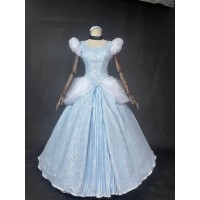 Cinderella Princess Dress Blue Cosplay Costume