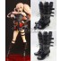 Gatchaman Crowds Load Galax Black Cosplay Boots