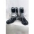 Sword Art Online SAO Sodo Ato Onrain Kirigaya Kazuto Kirito Flat Boots White Silver Cosplay Shoes