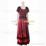 Rose Costume for Titanic Cosplay Red Lace Dress