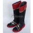 Kantai Collection Kiso Black And Red Shoes Cosplay Boots