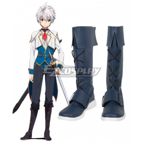 Undefeated Bahamut Chronicle Lux Arcadia Celistia Ralgris Blue Shoes Cosplay Boots