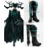 Marvel Thor 3 Ragnarok Trailer Hela Black Shoes Cosplay Boots - B Edition