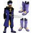 DC Comics Static Shock Virgil Ovid Hawkins Blue Shoes Cosplay Boots