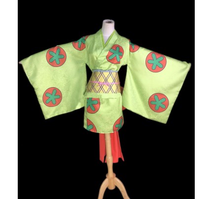 One Piece Wano Country Arc Kyarotto Kimono Cosplay Costume