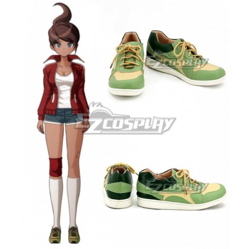 Danganronpa Aoi Asahina Green Cosplay Shoes