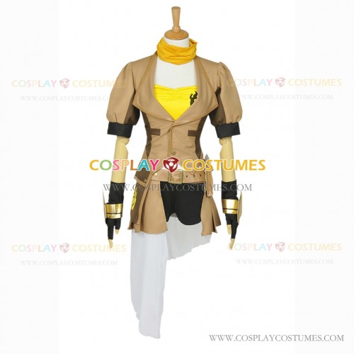 Yellow Trailer Yang Xiao Long Costume for RWBY Cosplay Set