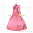 Victorian Gothic Lolita Reenactment Rococo Southern Belle Pink Ball Gown Dress