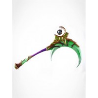 59" World of Warcraft Scythe of Elune Lunarcall Green Cosplay Prop