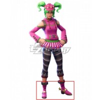 Fortnite Battle Royale Zoey Purple Shoes Cosplay Boots