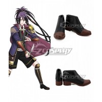 Touken Ranbu Online Fudou Yukimitsu Black Brown Cosplay Shoes