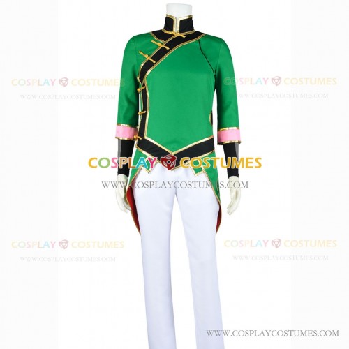 RWBY Cosplay Lie Ren Team JNPR Costume Green Uniform