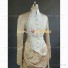 Gothic French Bustle Formal Dress Colonial Theatrical Premium Quality Costume Beige