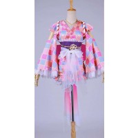 Love Live Sunshine Aqours Riko Sakurauchi Summer Festival Kimono Cosplay Costume