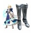 Fate Stay Night Fate Zero Saber Altria Pendragon King Arthur Silver Shoes Cosplay Boots - A Edition