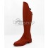 DC Comics The Flash Supergirl Supergirl Red Shoes Cosplay Boots