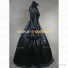 Victorian Style Brocaded Party Ball Gown Fancy Dress Black