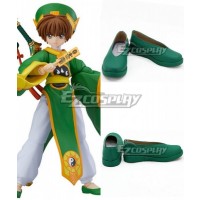 Cardcaptor Sakura: Clear Card Syaoran Li Green Cosplay Shoes