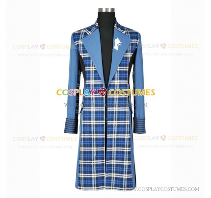 6th Sixth Dr Colin Baker Costume for Doctor Who Cosplay Trench Coat