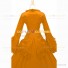 Southern Belle Retro Gothic Lolita Falbala Evening Ball Gown Orange Dress