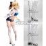 Fate Stay Night Saber Racing 1/7 White Shoes Cosplay Boots