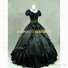 Southern Belle Ball Gown Reenactment Lolita Dress Halloween Costume Black