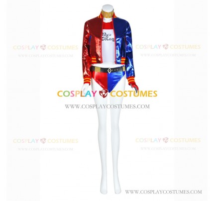 Suicide Squad Cosplay Harley Quinn Costume Full Set