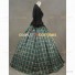 Civil War Victorian Style Ladies Tartan Gown Dress