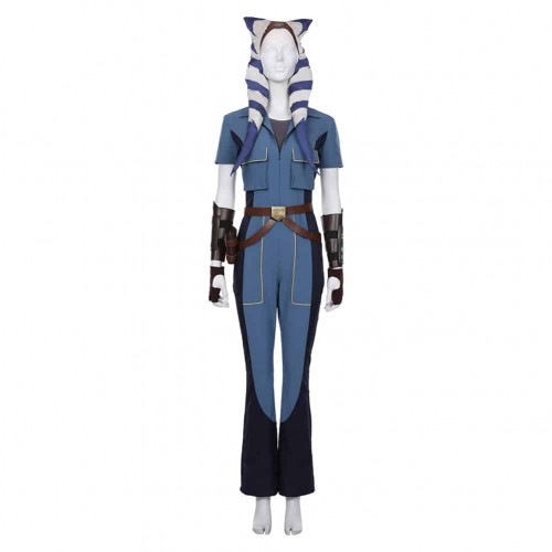 Movie Star Wars The Clone Wars Ahsoka Tano Cosplay Costume