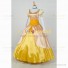 Cinderella Dreams Come True Cinderella Cosplay Costume Golden Princess Dress