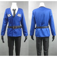 Axis Powers Hetalia England Pink Police Cosplay Costume