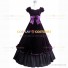 Southern Belle Fantasy Velvet Ball Gown Dress Purple