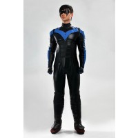 Deluxe Batman Arkham City Nightwing Cosplay Costume